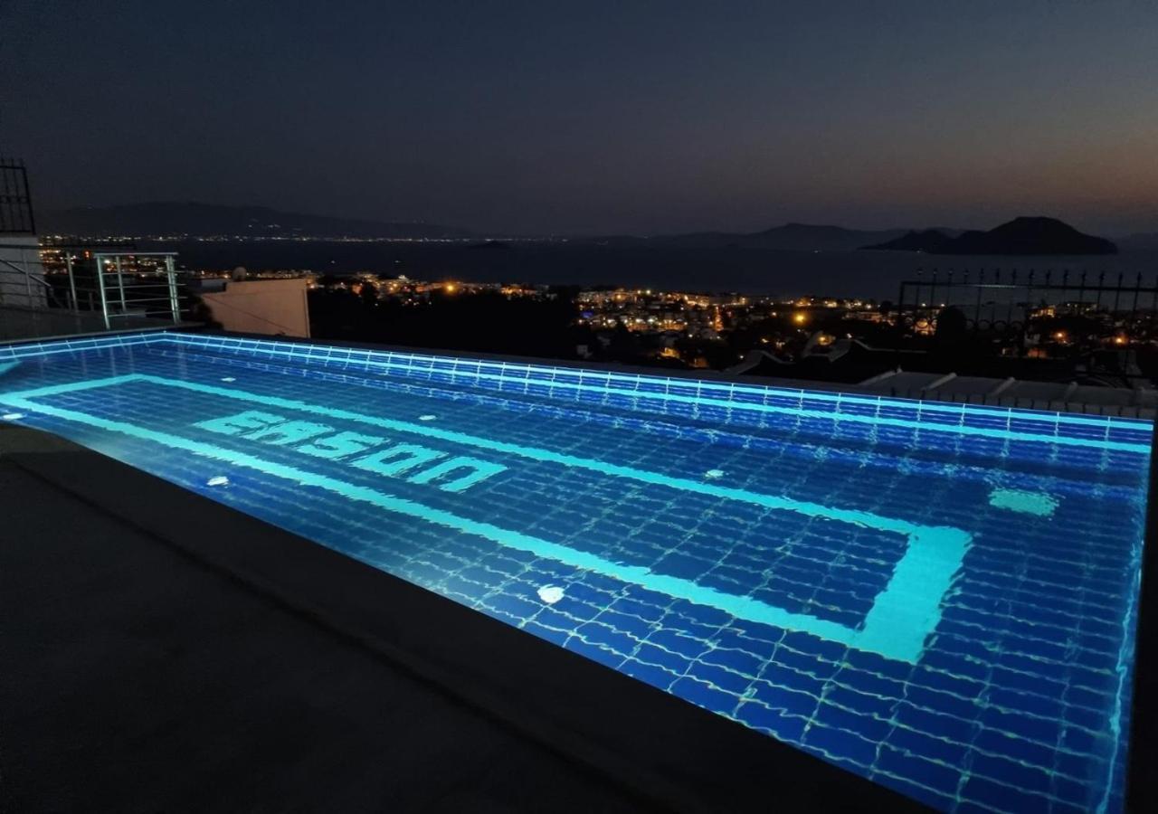 Bodrum Eason Villa & House 350M2 Full Sea View With Private Infinity Pool Eksteriør billede