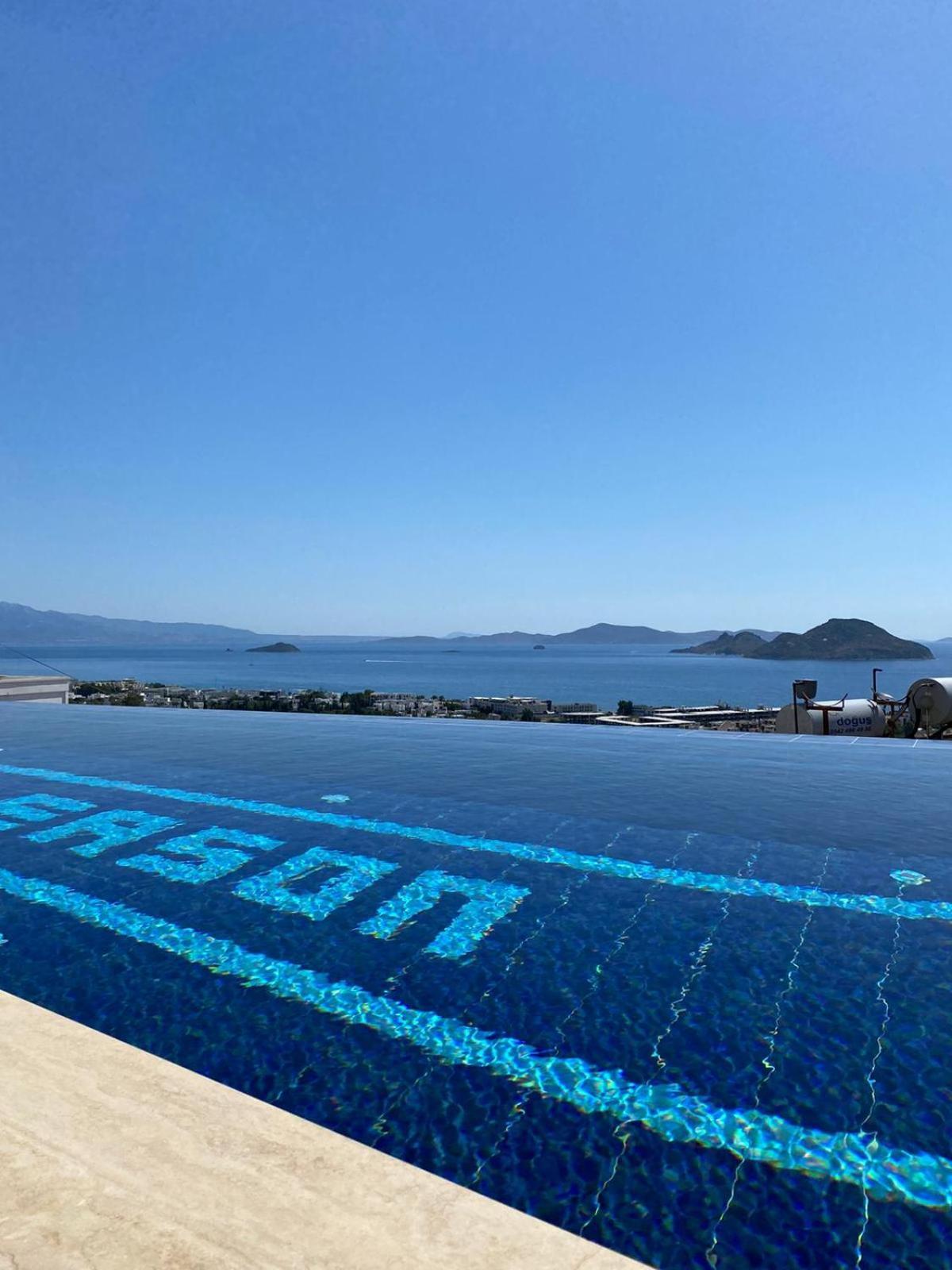Bodrum Eason Villa & House 350M2 Full Sea View With Private Infinity Pool Eksteriør billede