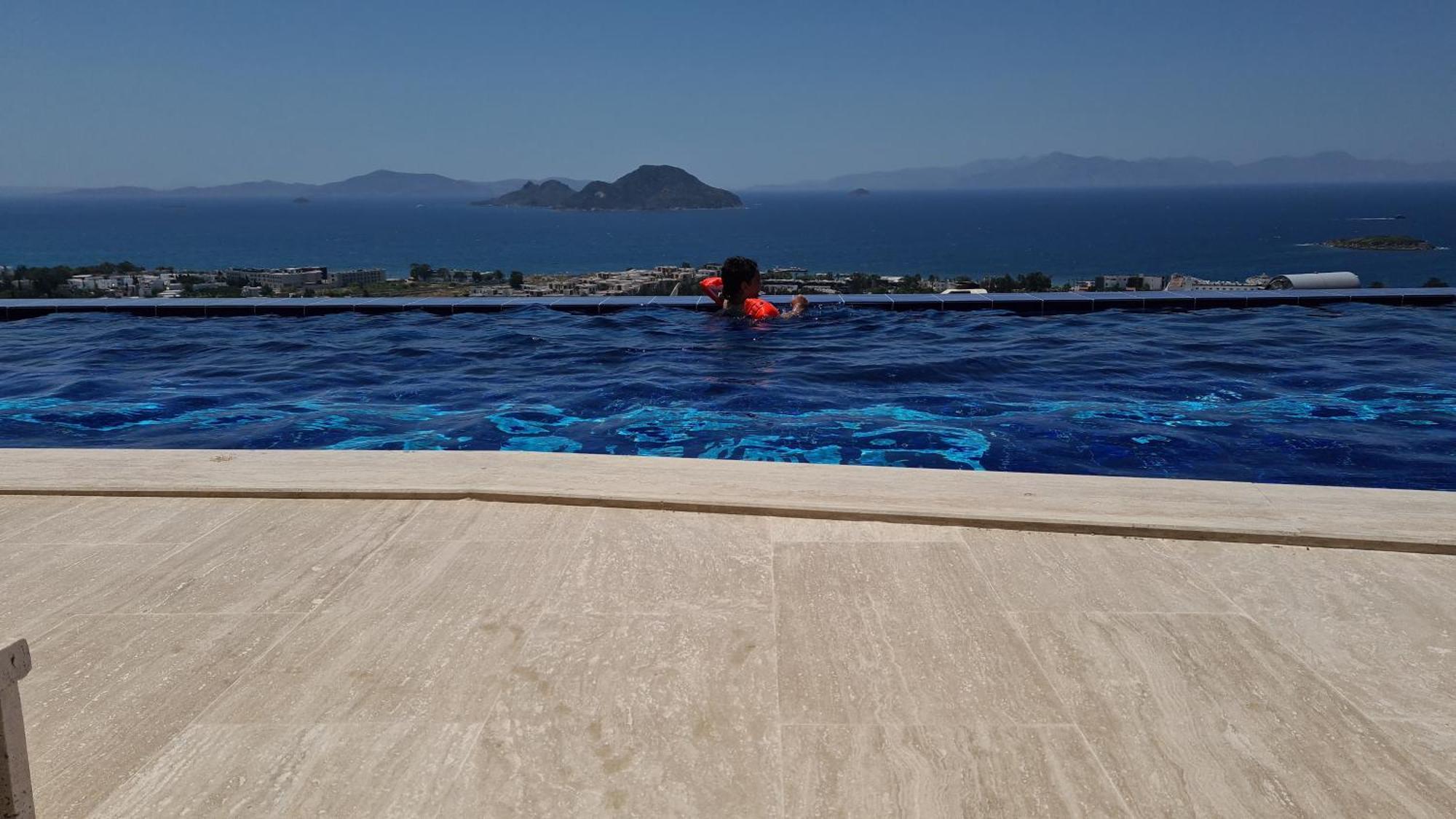 Bodrum Eason Villa & House 350M2 Full Sea View With Private Infinity Pool Eksteriør billede