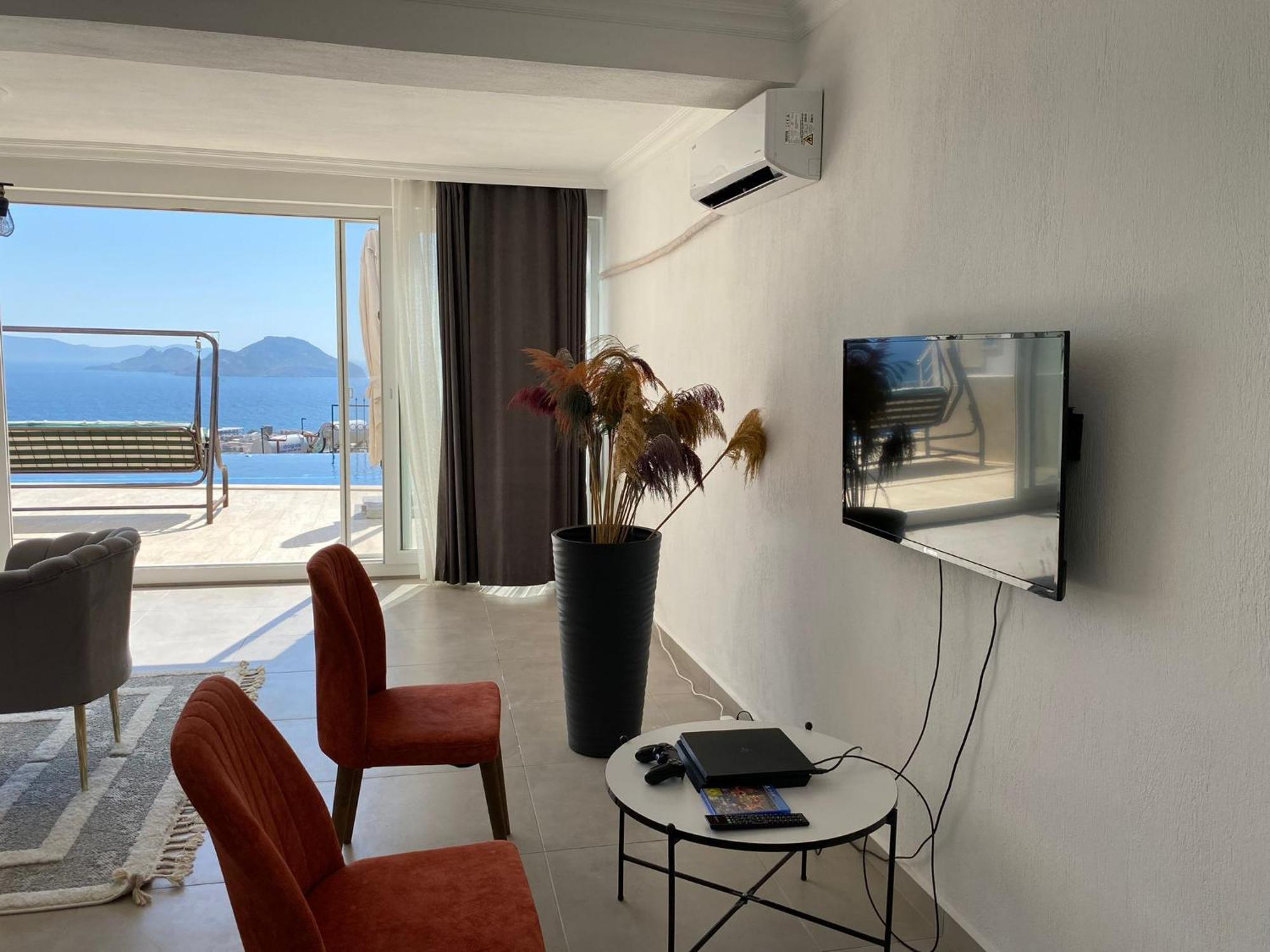 Bodrum Eason Villa & House 350M2 Full Sea View With Private Infinity Pool Eksteriør billede